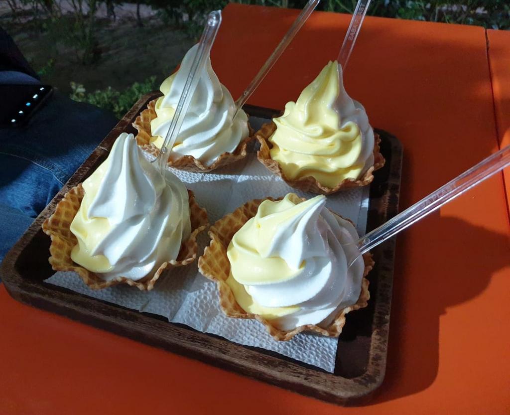 Мороженое из шафрана