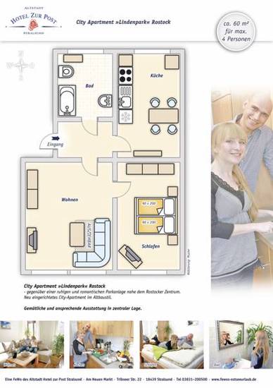 City Apartments Rostock  Германия, Росток
