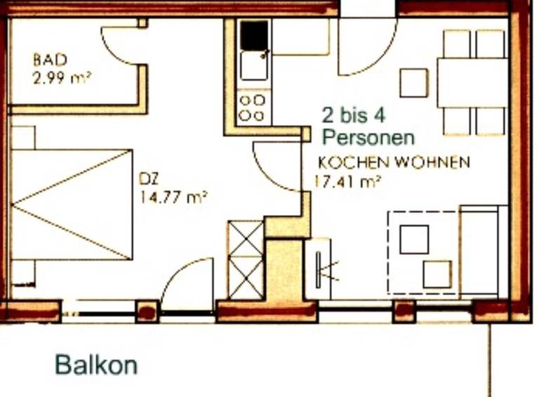 Appartement Rosengarten 