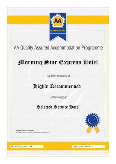 Morning Star Express Hotel  3* ЮАР, Претория
