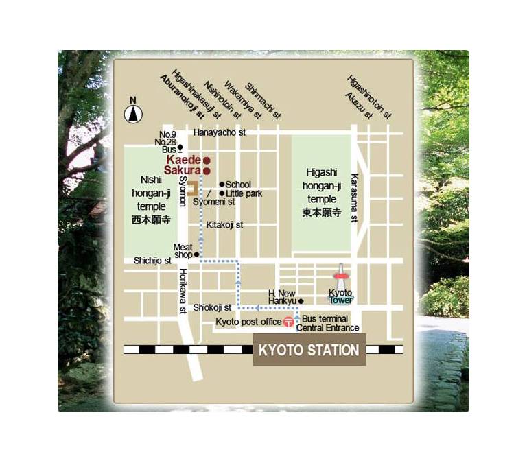Kyomachiya Ryokan Sakura Honganji (Former:Kyomachiya Ryokan Sakura)