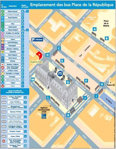 Angelina Hotel  2* Франция, Ренн