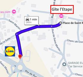 Gite l'Etape  в Валлон-Пон-д'Арке