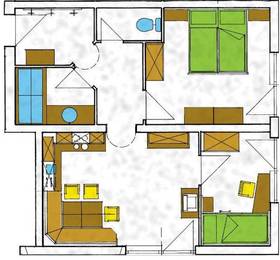 Appartement Huber в Фюгене