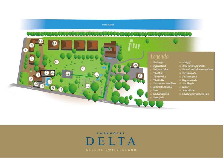 Parkhotel Delta  4* Швейцария, Аскона