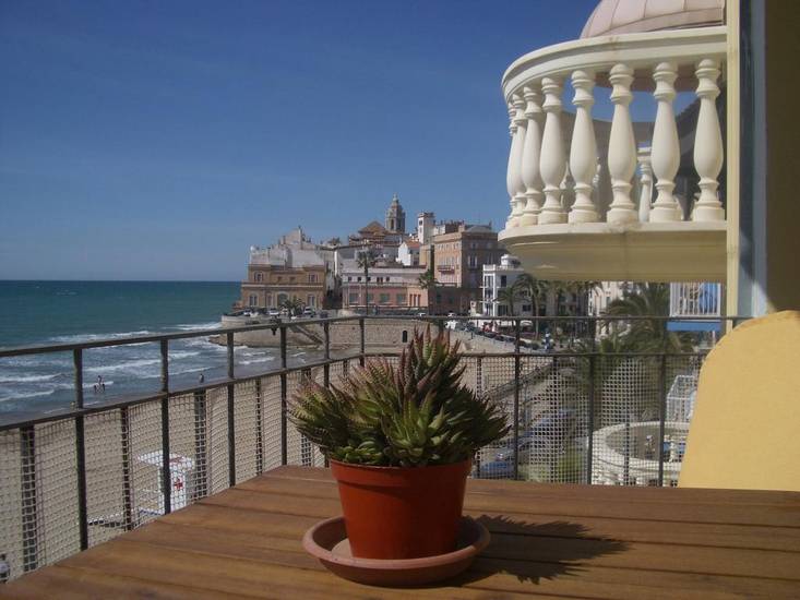 Sitges Beach Panorama Испания, Ситжес