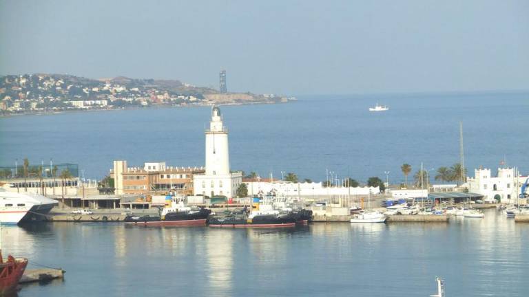 Amazings views in port of Malaga