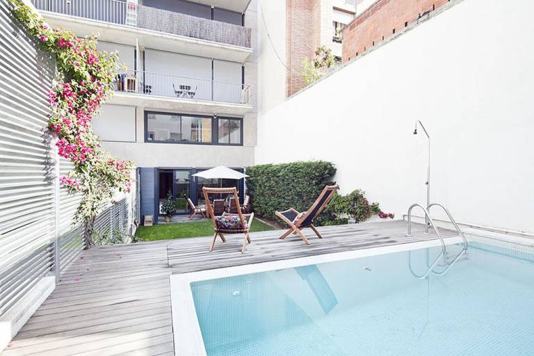Apartment Barcelona Rentals - Private Pool and Garden