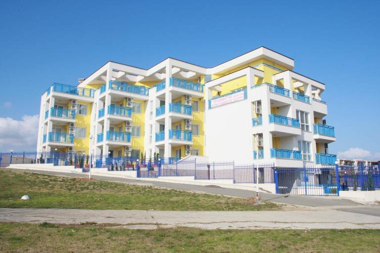 Yellow and White Apartments