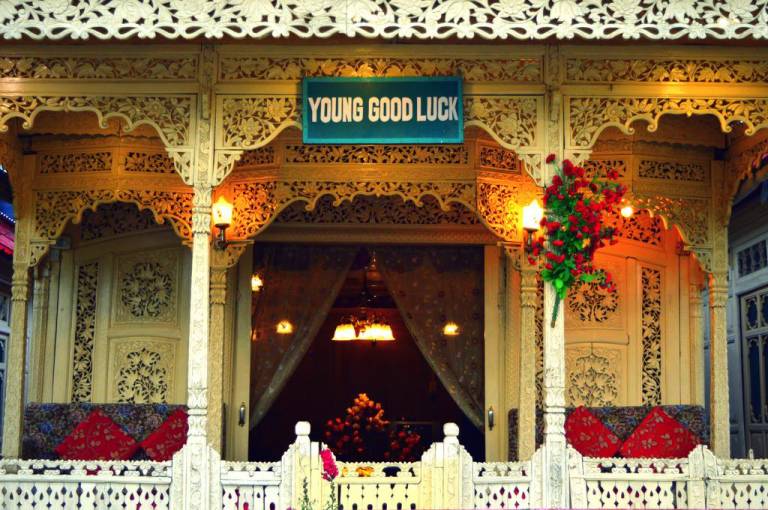Young Good Luck group of Houseboats