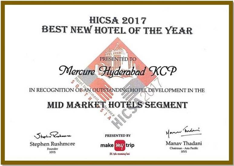 Mercure Hyderabad KCP - An AccorHotels Brand 4* Индия, Хайдарабад