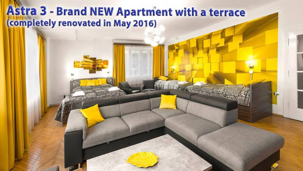 Astra 3 - Large Apartment with Terrace 4* Чехия, Прага