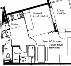 Отдых в Rental Apartment Clairiere - Valmorel - Франция, Вальморель
