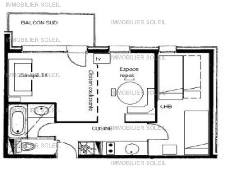 Rental Apartment Prariond - Valmorel I