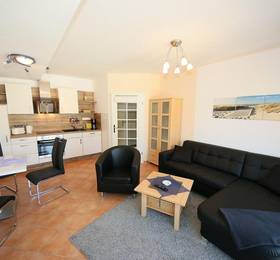 Ferienwohnung am Monchgraben mit Balkon в Остзебад-Бабе