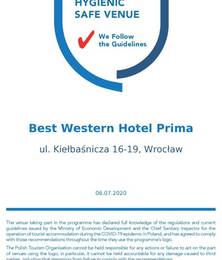 Best Western Hotel Prima Wroczaw в Вроцлаве