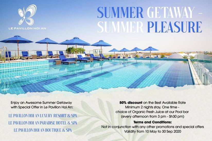 Le Pavillon Hoi An Paradise Hotel & Spa 4* Вьетнам, Хой Ан