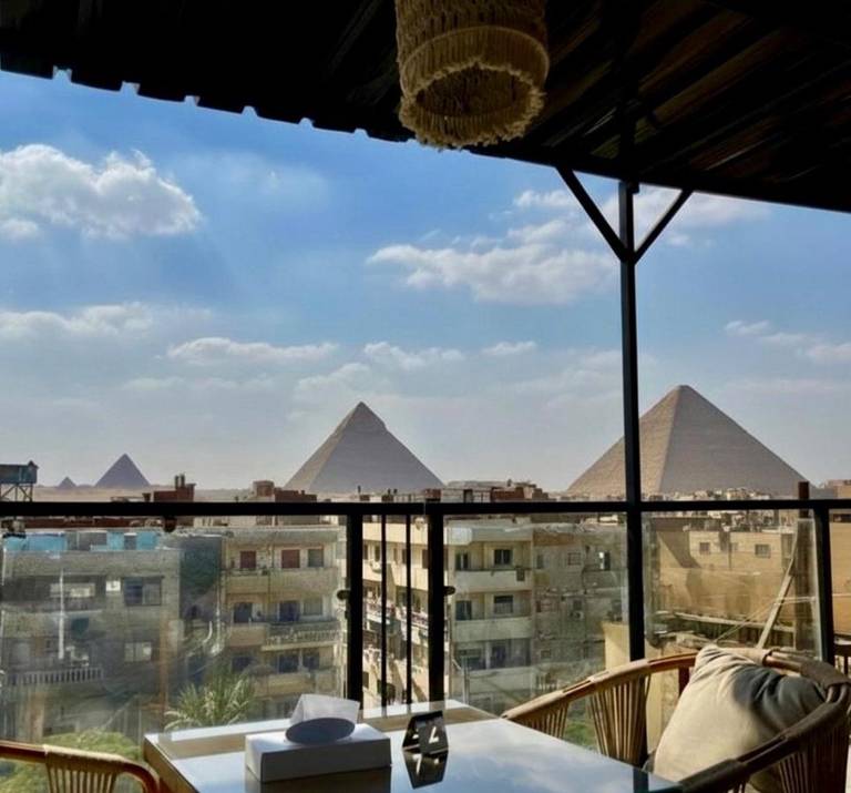 King Of Pharaohs Pyramids View